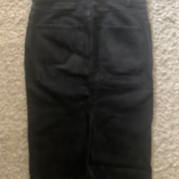 Tibi Double slit denim maxi skirt - Picture 3 of 7